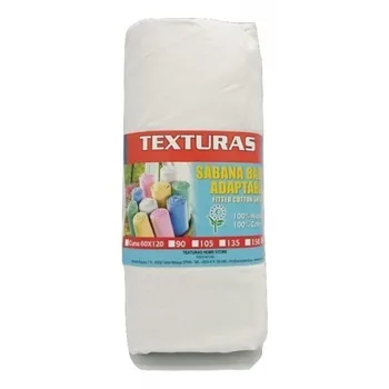 

TEXTURES VIP-Fitted Sheet Adjustable 100% Cotton High Quality