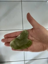 Jade Guasha tablero de masaje de piedra Natural Gua Sha raspador de herramienta de belleza cuidado de la salud Meridian raspado de perder peso SPA masajeador