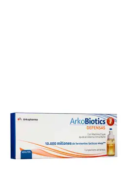 

Arkopharma arkobiotics adult defenses, 7 vials after taking antibiotics or after physical states that lower defenses