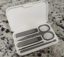 Trimmer Clippers Earpick Nail-File Pedicure-Care Beauty-Tools Stainless-Steel Professional