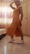 Long-Dress Shoulder-Pads Simplee Sleveless Slim Women Sexy Straight Solid Female High-Split