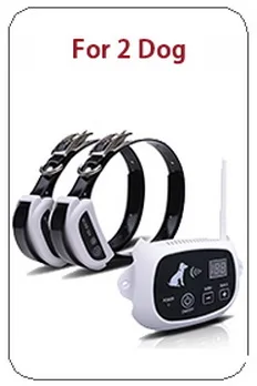 Ограда от домашних животных Shock Collar system с водонепроницаемым передатчиком в беспроводном электрическом устройстве с 2 воротниками 100g2280