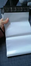 Bolsa de mensajería blanca de 5 tamaños, sobres de plástico autosellados, paquete para correo, sobres Express, suministros de negocios, 20 piezas
