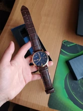 LIGE-reloj analógico con correa de cuero para hombre, accesorio de pulsera de cuarzo resistente al agua con calendario, complemento Masculino de marca de lujo con diseño moderno, 2019