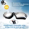 JSJM New Professional Adult Anti-fog UV Protection Lens Men Women Swimming Goggles Waterproof Adjustable Silicone Swim Glasses 6