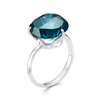 

Silver ring with cubic zirconia