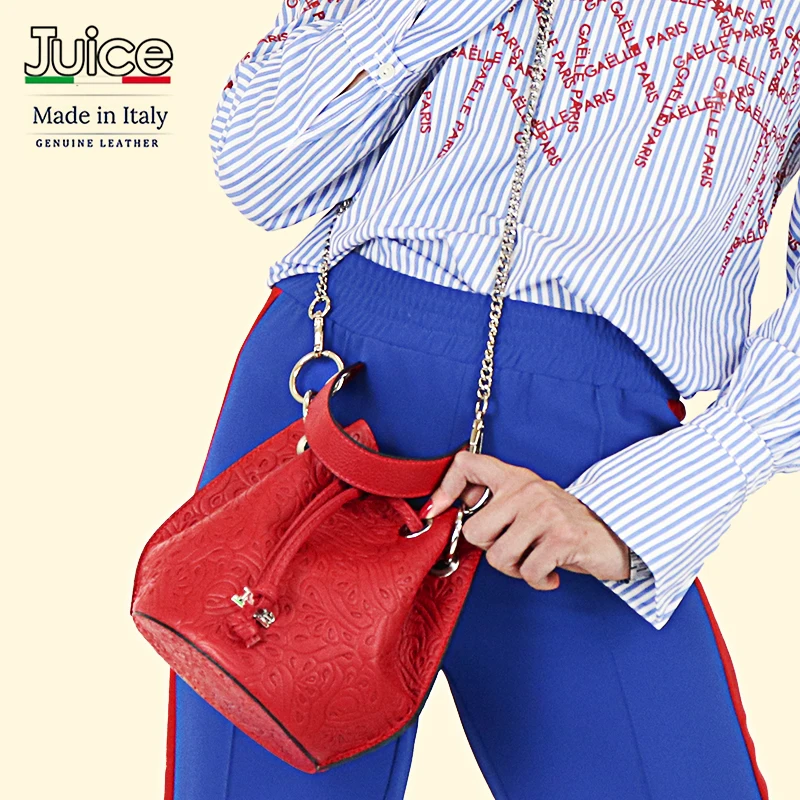 

JUICE ,made in Italy, Genuine leather, women bagï¼ŒWomen handbagï¼Œaddition long shoulder strap 112162