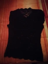 Hirigin-blusas de encaje para mujer, camisas acrílicas sexys para discoteca, blusas a la moda con escote en V profundo, Top de encaje Sexy con escote en V sin mangas