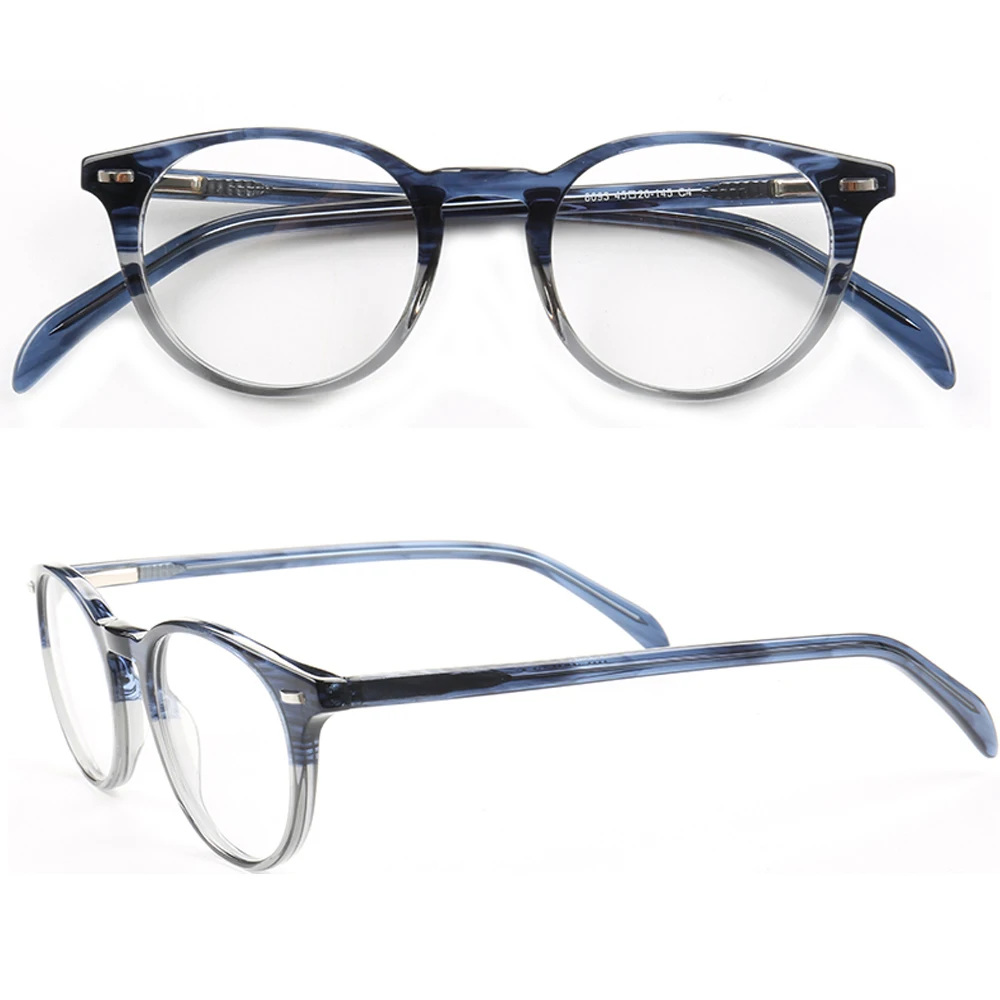 Women Round Glasses Frames Men Classic Optical Myopia Eyeglass Frame