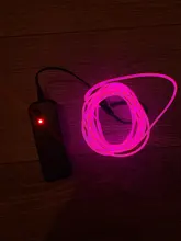 Tape Rope-Tube Shoes Neon-Light Car-Decor El-Wire Aa-Controller Waterproof Led Flexible