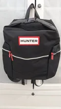 Hunter-mochila grande para hombre y mujer, bolso de ocio, a prueba de lluvia, ligera, tendencia con botón superior, mochila escolar para ordenador