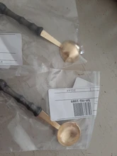 Cuchara de cera de lacre Anti-caliente mango de madera Retro cera estampado cucharas tarjetas de invitación sellos decorativos artesanía