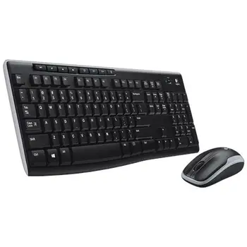

Kit Wireless Mouse 800 DPI + Wireless keyboard Desktop MK270 black color (Italian Layout)
