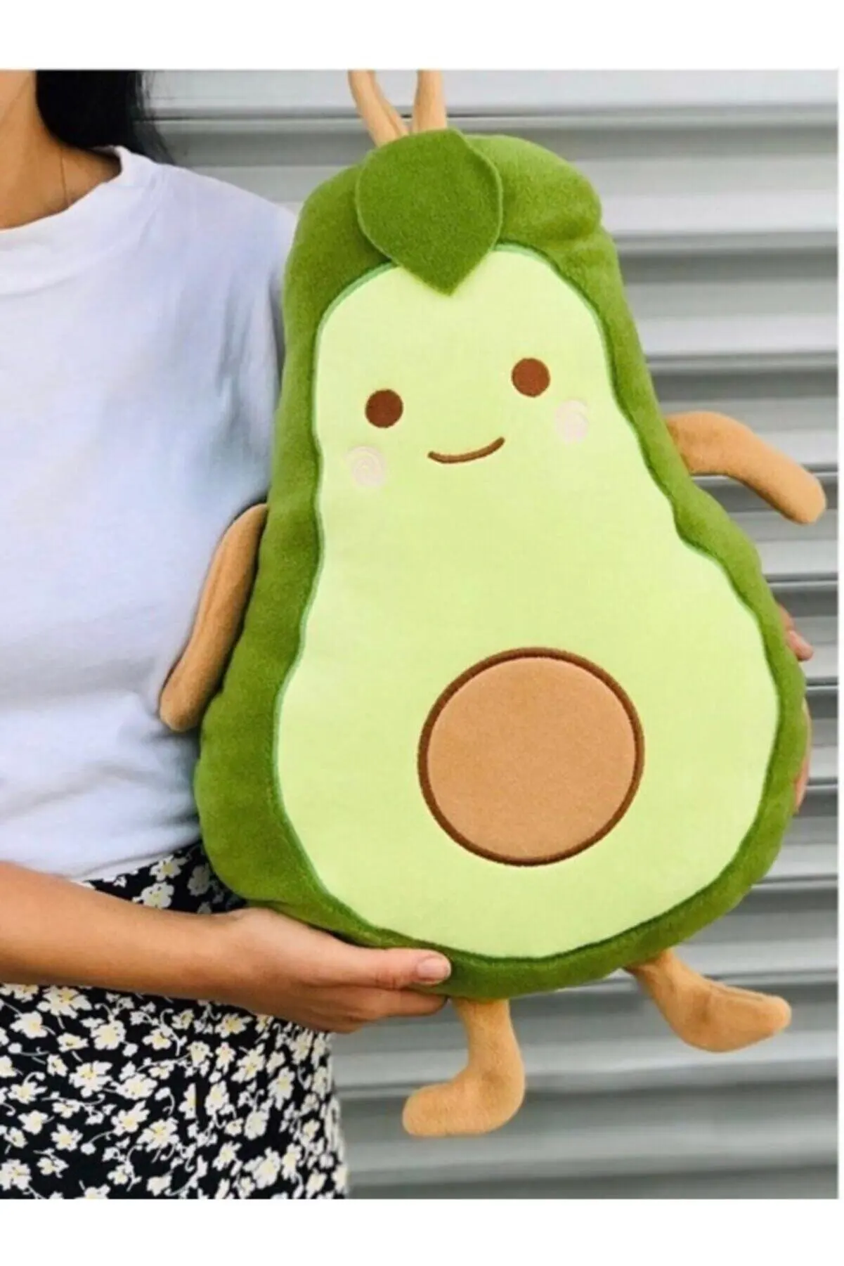 Cute Avocado Stuffed Plush Toy Filled Doll Fruit Cushion Pillow Soft Plush Doll Toy Child Baby Girl Birthday Gift