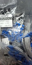 wire connect 100pcs Insulated connector Terminal Crimp Terminator cold pressed insulated