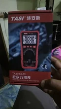 TASI TA801A/B/C/D multímetro Digital Mini Smart Ture Rms Ac Dc Ncv rango automático Digital probador multímetro Ohm, Hz medidor de voltaje