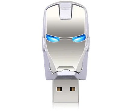 Железный человек США 32 Гб 64 Гб USB флеш-накопители Мстители чудо Железный человек 8 ГБ флеш USB флешка 16 ГБ USB 2,0 Ключ светодиодный fla