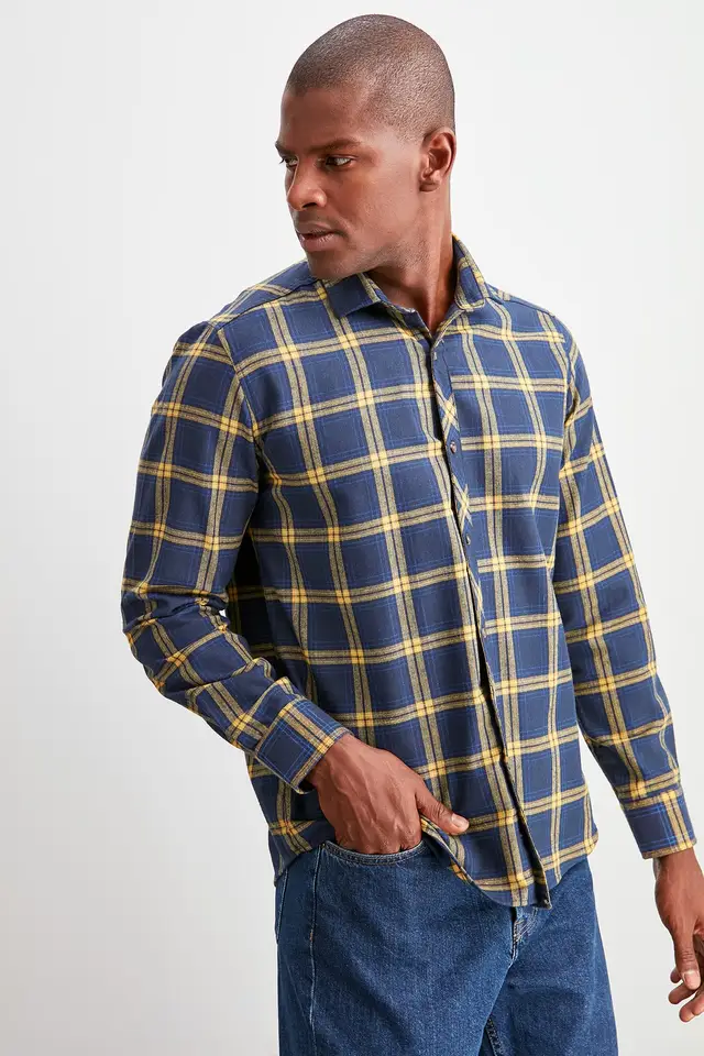 slim fit lumberjack shirt