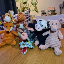 Perro de peluche de cocodrilo creativo, juguete pequeño y mediano masticable para perros, juguetes para cachorros, accesorios