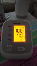 Sinocare-tensiómetro Digital automático para la parte superior del brazo, Monitor de presión arterial, esfigmomanómetro, pulsómetro, 2x90 de memoria