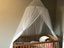 Mosquitera con estrellas gratis, carpa colgante para cama de bebé, dosel de cuna, cortinas de tul para dormitorio, casa de juegos, tienda para habitación de niños