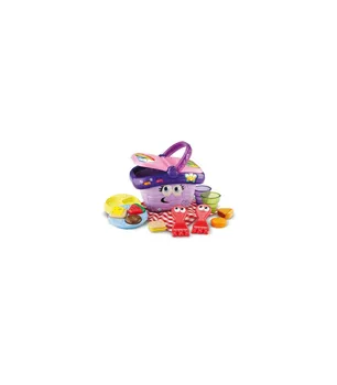

Cefa Toys-Picnic basket share and learn educational with 30 sound and phrases and 14 accessories