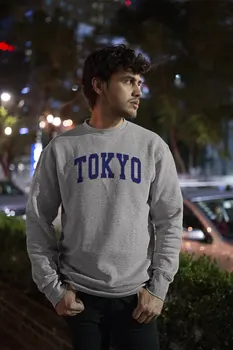 

Angemiel Wear Blue Color Tokyo Men Sweatshirts