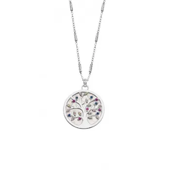 

LOTUS SILVER NECKLACE MS. TREE. COLORFUL
