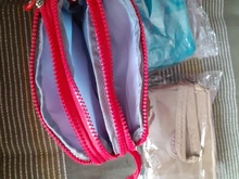 Bolso de mano con 3 cremalleras para mujer, Cartera de marca de carteras, monedero para llaves y tarjetas, monedero corto de lona para mujer y Niña
