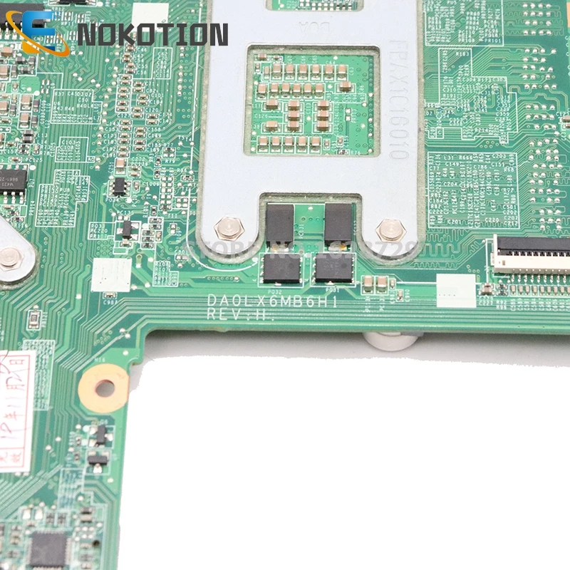NOKOTION для hp Pavilion DV6 DV6-3000 материнская плата для ноутбука HM55 DDR3 512MG GPU Бесплатный процессор 630280-001 DA0LX6MB6H1 DA0LX6MB6F1