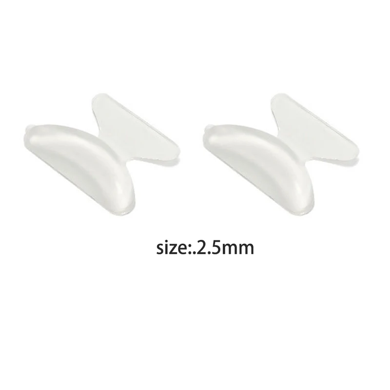 25 mm Силиконовые носовые упоры фиксатор для очков 6 пар - Цвет: 25 mm