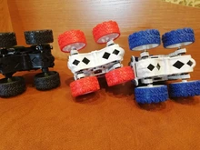 Camión monstruo de juguete para niños, coche de juguete duradero, antigolpes, vehículos Volteadores de 360 grados, inercia, fácil de operar, accionado por fricción