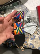 Correa ajustable de arcoíris para bolso, Correa ancha para hombro, accesorio de repuesto, parte ajustable