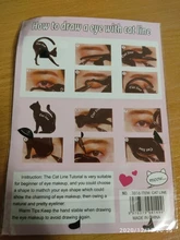 Beauty-plantillas de molde para cejas para mujer, 2 unids/lote, utensilio de maquillaje para ojos, delineador, plantilla moldeadora