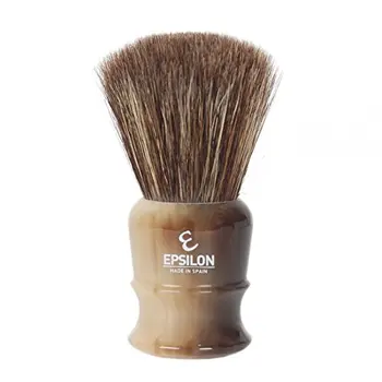 

Brown horse shaving brush "Fan Shape" Epsilon horn 26mm