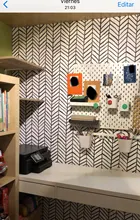 Stick Wallpaper Self-Adhesive Bedroom Vinyl Home-Decor Black White Modern-Stripe Peel