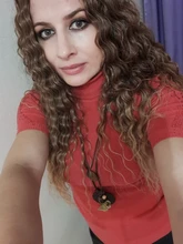 Noble rizado Ombre pelo mechones de cabello sintético Super largo rizado 1 Uds 28 -32 Rubio marrón mechones con extensiones de cabello