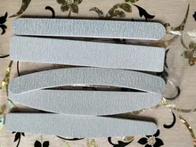 Limas para manicura, juego de bloques de tope de lijado de doble cara, limas grises para esmalte de Gel UV, 100/180