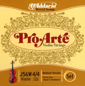 

J56w-4/4M Pro-Arte set of strings for violin 4/4, medium, D'Addario
