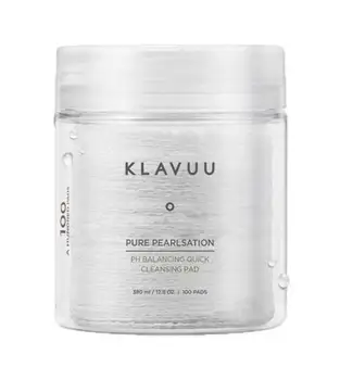 

Klavuu pure pearlsation pH balancing quick cleansing pad cleansing balancing pads with pearl extract