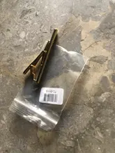 Vnox-Clips de corbata clásicos para hombre, color negro y dorado, Regalos para Él, accesorio de joyería