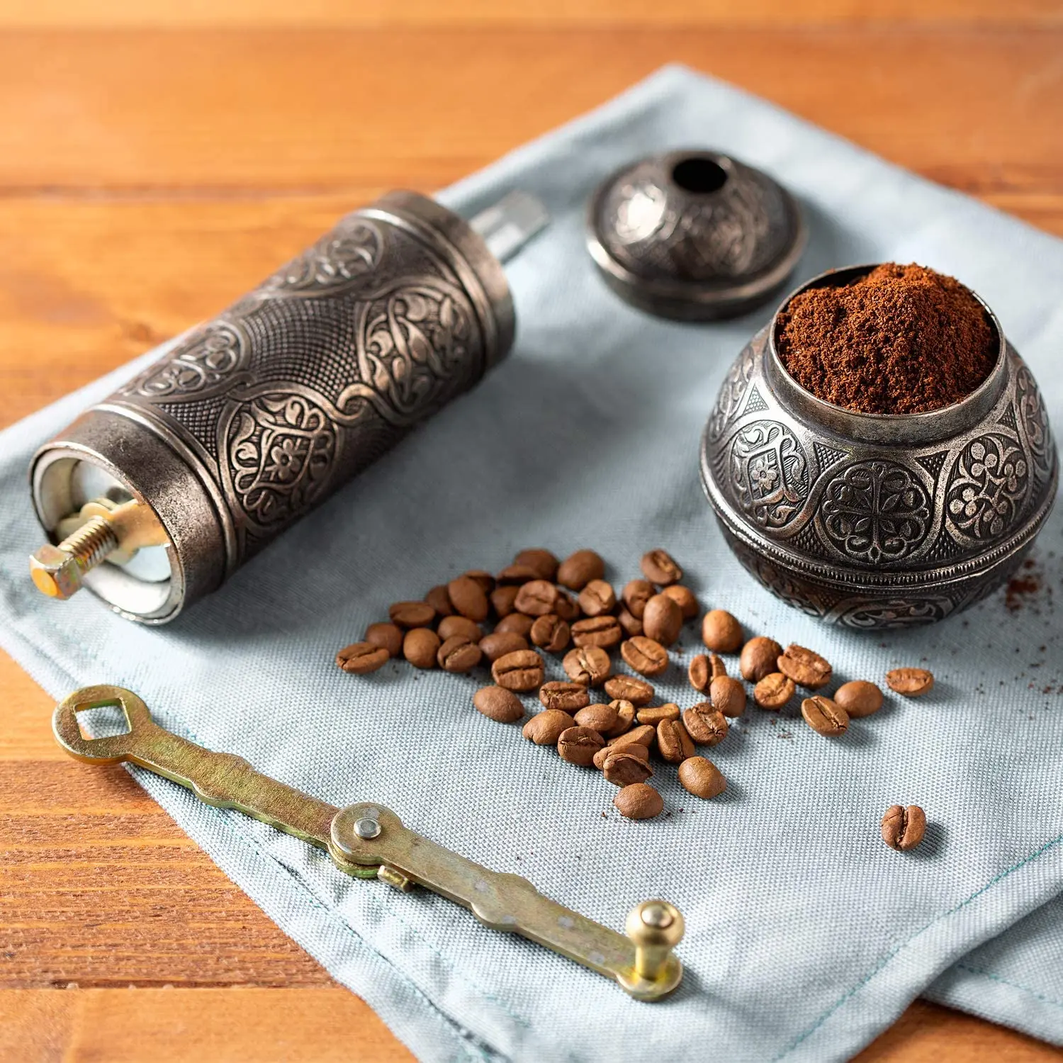 Copper Coffee Grinder Stainless Hand Manual Handmade Coffee Bean Burr  Grinders Mill Kitchen Tool Grinders Turkish Traditional - AliExpress