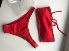 Swimsuit Women Bikini-Set Biquini Brazillian Maillot-De-Bain Sexy Off-Shoulder Solid