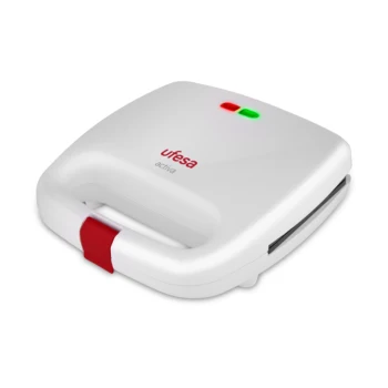 

Ufesa SW7850 - 750W Grill type flat sandwich maker, Non-stick grill plates, Operating pilot and temperature.