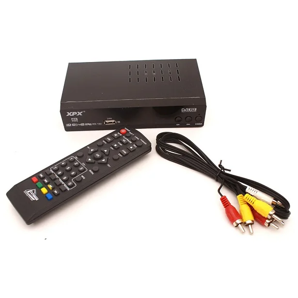 Цифровой ресивер приставка XPX DVB T2 HD122(Черный