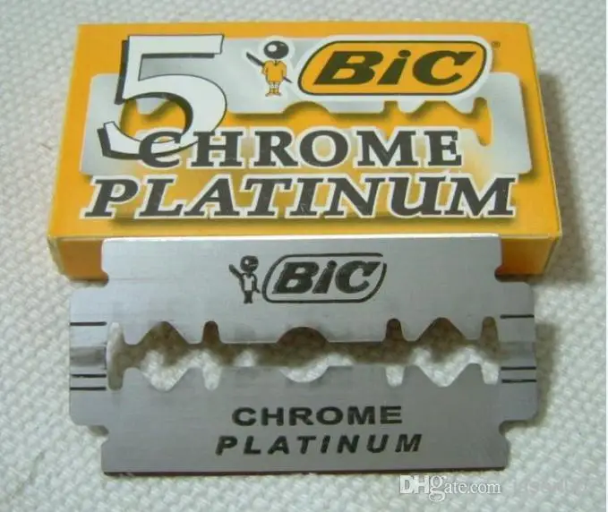 Bic chrome platinum double edge razor blades Clearance