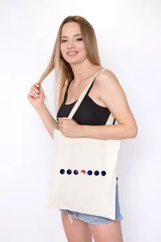 

Angemiel Bag Small Color Transition Flats Shopping Beach Tote Bag