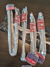 304 tubo corrugado de acero inoxidable de alta presión explosión-a prueba de agua de manguera de entrada inodoro para lavabo conexión tubo de salida