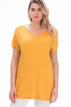 

Sans Textile Women 'S Viscose V-Neck Tunic 65 N15893