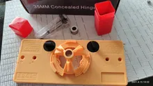 WORKBRO-kit de bisagra oculta, herramientas de carpintería, marco adecuado para el rostro, armario, bisagras de puerta, instalación, 35mm